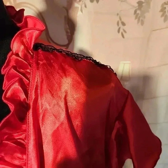 Chiffon & Lace Robe & Babydoll Set. Size 3x - Picture 10 of 11